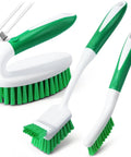 Deep Cleaning Brush Set For Household Use With Scrub Brush Kitchen Brush Tile Grout Brush And Groove Gap Brushes Versatile