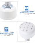 Rubber Brake Block Stopper Kit For Roller Skates and Quad Skates with metal bolt and white rubber toe stop design.