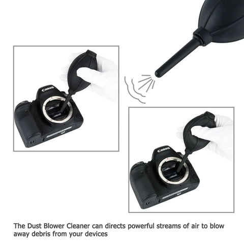 Soft and Elastic Nozzle Air Blower Cleaner For Cameras And Gadgets cleaning camera sensor with silicon nozzle.