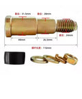 Heavy Duty 1 Set FCL Pin Bolt And Rubber Shaft Bushing Kit Size M20 X 85 with dimensions and components shown for machinery use.
