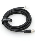 M12 4 Pin Male Actuator Sensor Signal Cable A Coded Shielded For Industrial Automation Control Fieldbus Module 3M coiled