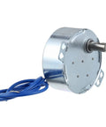 Two Pack Synchronous Turntable Motors For Cup Turners And Tumblers AC 100-127V 50/60Hz 4W 2.5 To 3 RPM CW CCW 7mm Shaft