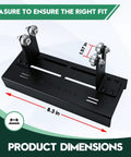 Crankshaft Truing Stand For Motorcycles And Mopeds, Runout Measurement Tool With Long Track Base And Steel Roller Bearing Posts