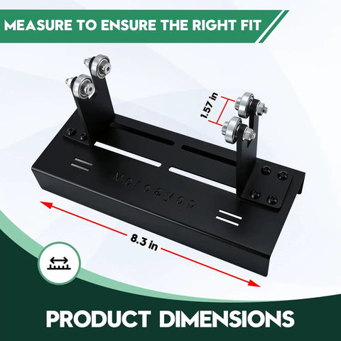 Crankshaft Truing Stand For Motorcycles And Mopeds, Runout Measurement Tool With Long Track Base And Steel Roller Bearing Posts