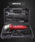 Metal Nibbler For Sheet Metal Cutting, 380W Power, case with machine, cutter heads, tools, and accessories included