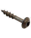 Pocket Hole Deck Screws Number Eight Inch, Square Drive, Round Washer Head Wood Fasteners, Deep Coarse Thread For A Tight Hold