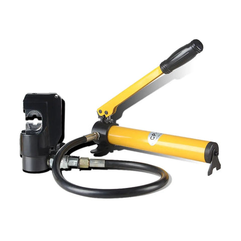 High Capacity 12 Ton Hydraulic Crimping Tool Set With Interchangeable Dies For Hose And Cable Lugs Up To 300mm2, manual hydraulic crimper.