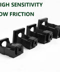 Rock Solid Bk12 Bk15 Bk20 Ball Screw Support Bracket for C5 C7 SFU Threaded Shaft CNC with black finish and low friction design.