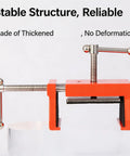 Heavy Duty Hole Punching Fixture Clamping Jig For Cabinet Assembly And Custom Furniture view of the orange clamping jig with thickened structure.
