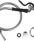 Pre Rinse Hose With Spray Valve 44 Inch Flexible Stainless Steel Hose And Sprayer Nozzle Head Replacement Kit For Commercial Kitchen
