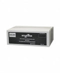 Workhorse Smoke Detector Disposal Box For Exempt Radioactive Units, a compact 18x12x6 inch grey storage container for detectors.