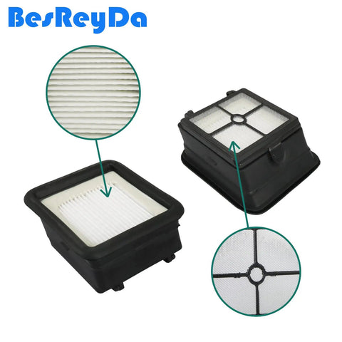 Pro Grade Replacement HEPA Filters And Brush Rolls Kit For Floor One S3 Cordless Wet Dry Vacuum Cleaner With filter close-up view