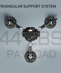 Hydra Articulating Car Mounting System for Inside and Outside Shots with triangular support system and 44 lbs payload
