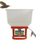 Tow Behind Front Mount Broadcast Spreader For ATV Or Tractor 265Lb Capacity 12 Volt Electric Fertilizer Spreader with hopper