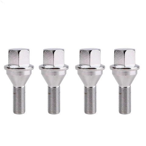 Dodge Dart Lug Wheel Studs Kit 2012-2016 Car Wheel Bolts Replacement Part 6511051AA Solid Durability Upgrade For Your Ride, four chrome studs