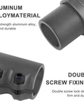 Adjustable 1-1/8 Inch Aluminum Bike Stem Riser Extender with aluminum alloy material and double screw fixing detail