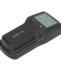 Thonlai 5 in 1 Stud Finder Multifunctional Wall Scanner for Wood and Metal Detection with LCD Display and Sensitive Sensor Suitable for All Wall Types (Black) in side view.