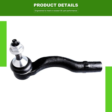 Beefed Up Front Suspension Kit With Inner And Outer Tie Rod Ends For Ford Crown Victoria Lincoln Town Car Mercury Grand Marquis Marauder 2003 2011 Four Piece Replacement Set inner tie rod end