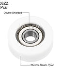 608ZZ Ball Bearing Guide Pulley Roller Wheel 8x32x12mm Double Shielded Chrome Steel Bearings 4 Pieces for industrial equipment