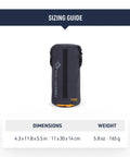 Bikepack Dry Bags Set 3.7L Each Waterproof Gear Bags With Stretch Loc Straps for Bikepacking, Tough 420D Ripstop Nylon
