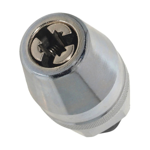Close-up of Gritty Bolt Breaker And Stud Extractor Kit For 3/8 Inch Drive, chrome vanadium steel body.