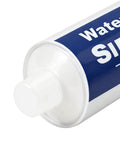 Legit Heavy Duty Waterproof Sealant And Multipurpose Construction Adhesive For Indoor Outdoor Projects Block Moisture Stop Leaks On Concrete Tile Glass With Zero Hassle Long Lasting Shield - close-up of the tube end.