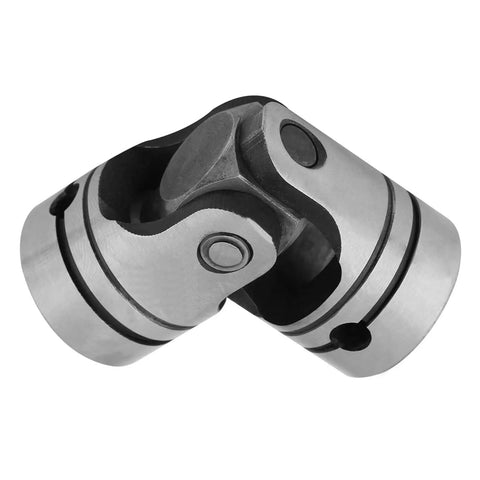 12mm U Joint Universal Joint For 1/2 Inch Round Shaft In 40Cr Steel 2.05 Inch Length Motor Connection Heavy Duty Drive Shaft Coupling
