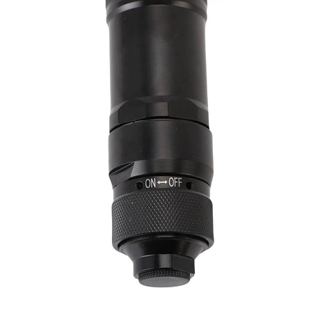Close-up of the adjustment mechanism on the Top Shelf High Speed Air Powered Die Grinder Bad Boy At 24000 Rpm.
