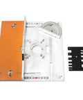 Heavy Duty Aluminum Router Table Insert Plate With Flip Top Frame And Miter Guide Track for table saw mods and woodworking upgrades.