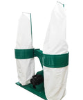 Intsuprmii Dual Bag Dust Collector For Woodworking, 2300Cfm Industrial Dust Collection System with 81 Gallon Canister.