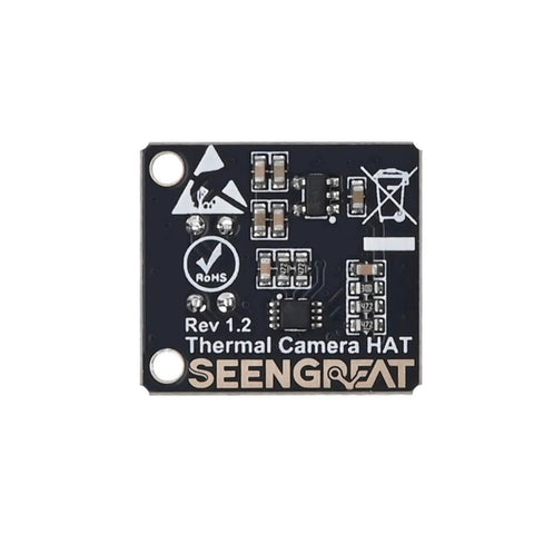 Thermal Imaging Camera MLX90640-D110 32x24 IR Array With I2C Interface, circuit board view with connectors and components visible