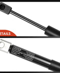 Close-up of Top Tier Rear Center Luggage Lid Lift Supports For Can Am Spyder Rt Rts Roadster 2010 Through 2018 heavy duty gas spring shock strut.