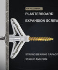 400 Pcs Drywall Anchor Assortment Kit With Butterfly Shaped Nylon And ABS Expansion Bolts for plasterboard installation