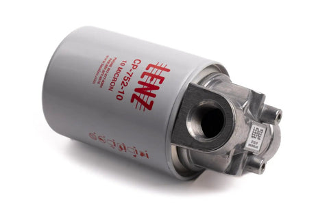 Heavy Duty Spin On Filter Assembly With 10 Micron Filtration 100 PSI Max 20 GPM Flow Rate Three Quarter Inch NPTF Port