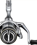 Front view of Sedona FJ Spinning Reel SE1000FJ Fishing Gear With HAGANE Gear SilentDrive Propulsion Line Management System