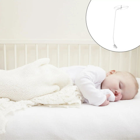 Adjustable Steel Mosquito Net Bed Stand With Decorative Ring Mount For Nursery Crib Replacement Lightweight And Breeze To Assemble Solid Support Rack For Cozy Bedroom Decor Upgrade That Feels Legit And Looks Fresh