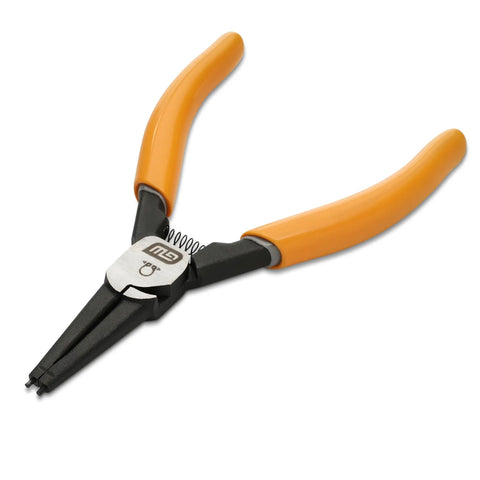 Eight Piece Fixed Joint Internal External Snap Ring Pliers Set With Conical Tips For Secure Grip Quick Switch From Internal To External