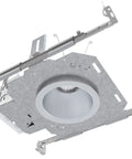 Round LED Downlight That Delivers 1500 Lumens At 3500K Neutral White, 55 Degree Cutoff, Dimmable, Gray Housing
