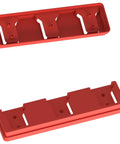 Three Slot 18V Battery Holder Mount For Workshop Garage Van Shelf And Toolbox Organization Keeps 18V Batteries Ready To Grab Neatly