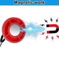 Red Magnetic Treadmill Safety Key with electrifying magnetic effect, universal round key replacement, quick emergency stop