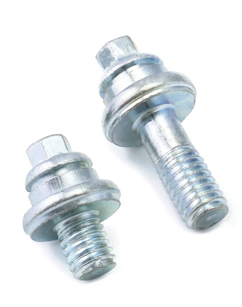 Heavy Duty Side Post Battery Terminal Bolts 3/8 Inch Thread 4 Pairs Short And Long Solid Galvanized Steel connectors