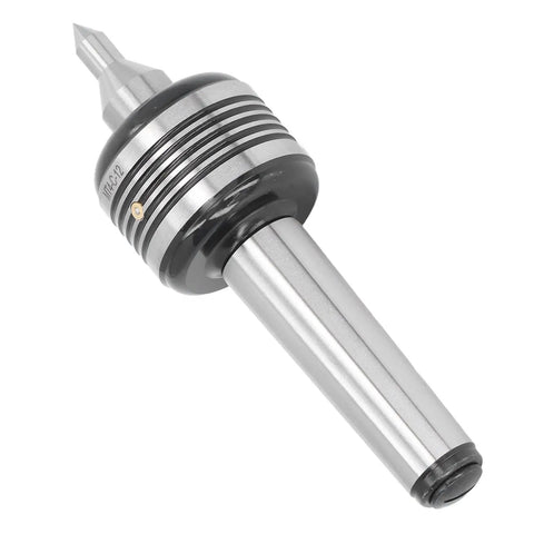 MT4 Live Center With Straight Shank Pro Grade Balance Beefy Ball Bearing Assembly In High Carbon Steel 60 Degree Lathe Tailstock View