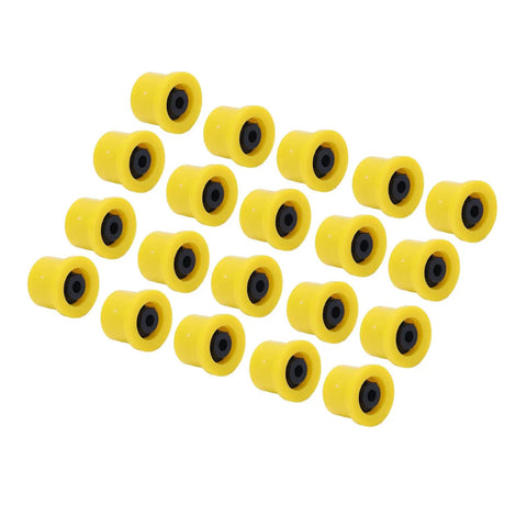 Pro Grade Cone Drone Atomization Sprayer Nozzle For Agricultural Drones 15mm diameter hollow polymer cone tip, 20-pack of yellow nozzles