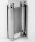 Durable Swing Door Hinges For Commercial Use With Spring Mechanism Corrosion Resistant Quiet Auto Close Hardware in use