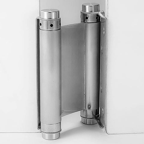 Durable Swing Door Hinges For Commercial Use With Spring Mechanism Corrosion Resistant Quiet Auto Close Hardware in use