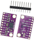 Top Notch 9DOF IMU AHRS Sensor Module High Accuracy For AR VR Applications And IoT Projects BNO085 Based Motion Sensor For Robotics Wearables Drones And Mixed Reality Experiences purple BNO085 breakout board with header pins