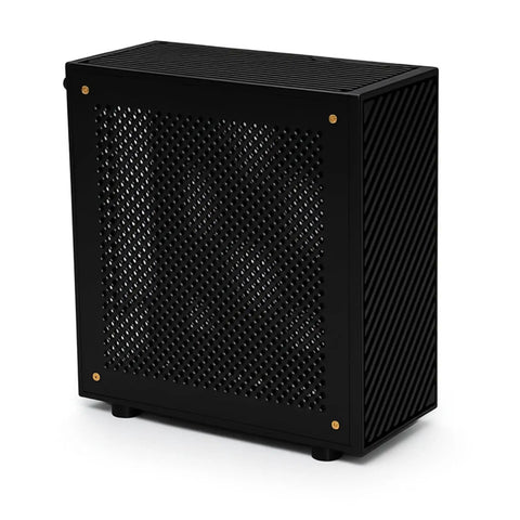 Mini CNC Aluminum ITX PC Case For Low Profile GPUs Quiet High Airflow Durable Aluminum Alloy Frame Compact Workstation Chassis