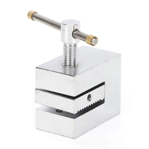 Beefy 500N Straight Single Tooth Clamp In Stainless Steel Push Pull Force Fixture For Tensile Testing, 4mm Opening