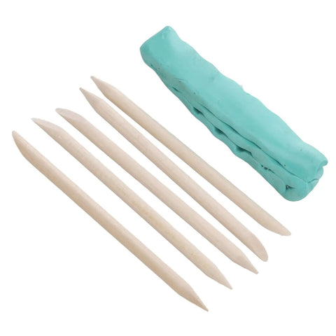 Watch Cleaning Clay Kit With Dual Ended Cleansing Sticks For Dirt And Fingerprints Small Part Watch Brush for precision work