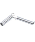 Two metal coils from 200-Piece Heavy-Duty Compression And Extension Springs Set With Storage Box For Home Repairs DIY.